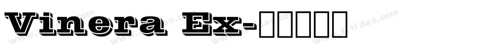 Vinera Ex字体转换